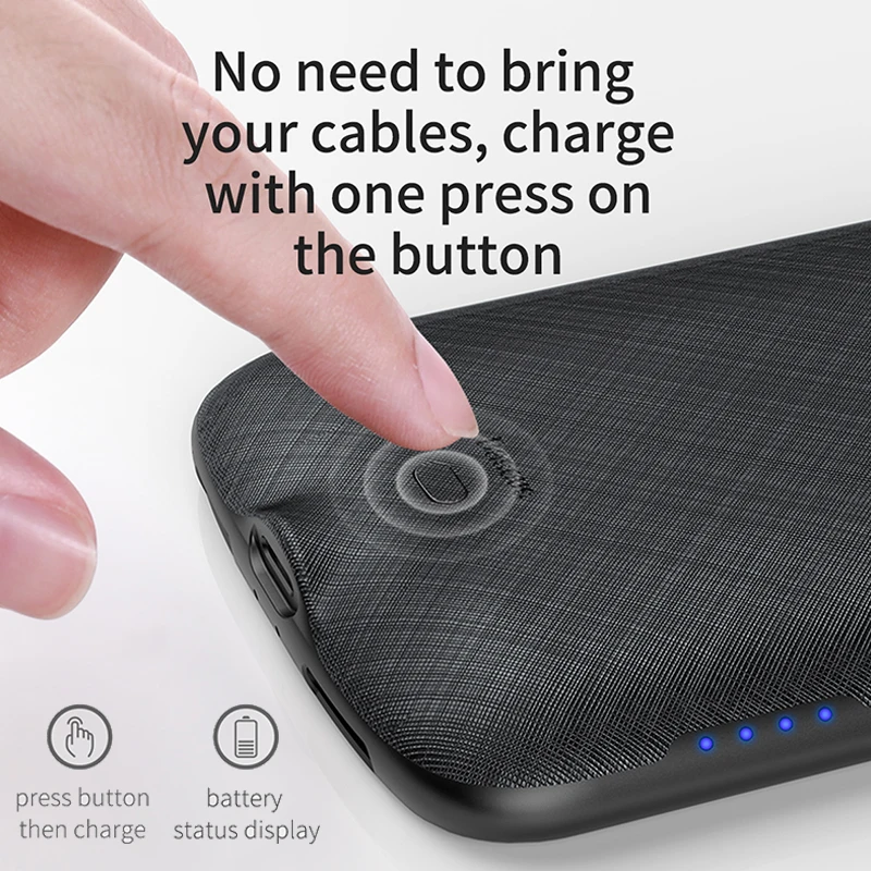 Baseus 4000mAh Battery Case For iPhone X XS Power Bank Charging Case External Battery Charger Back Cover For iPhonex iPhonexs Baseus 4000mAh Battery Case For iPhone X XS Power Bank Charging Case External Battery Charger Back Cover For iPhonex iPhonexs