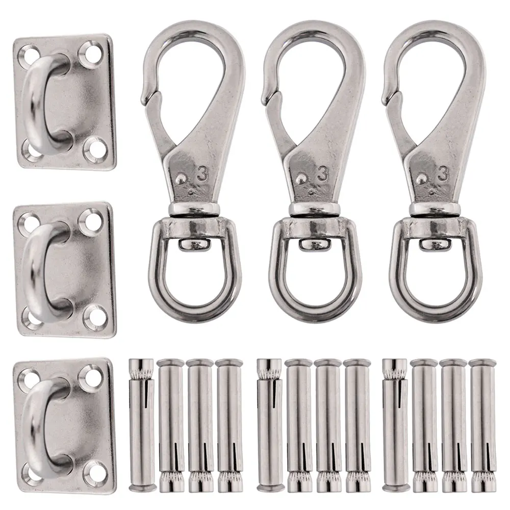 Style3Turnbuckles 3 шт. стяжки аппаратные комплекты 304 Нержавеющая сталь солнце аксессуары для парусного спорта M8/M6/M5 - Цвет: Style3Turnbuckles