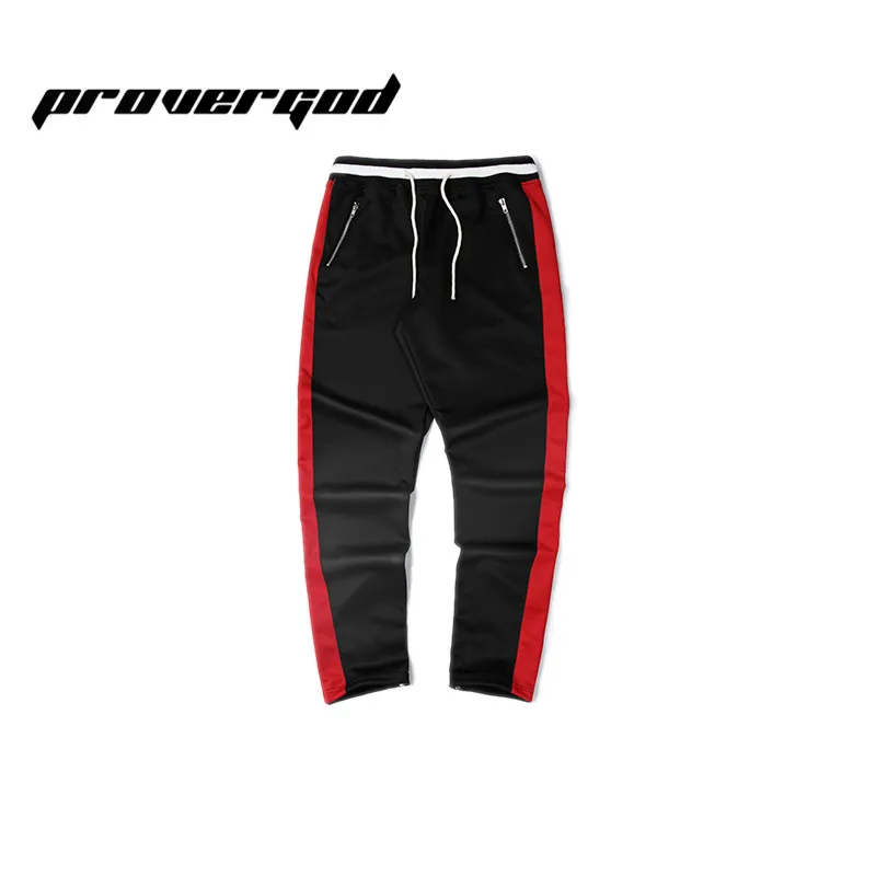 joggers with side stripe mens