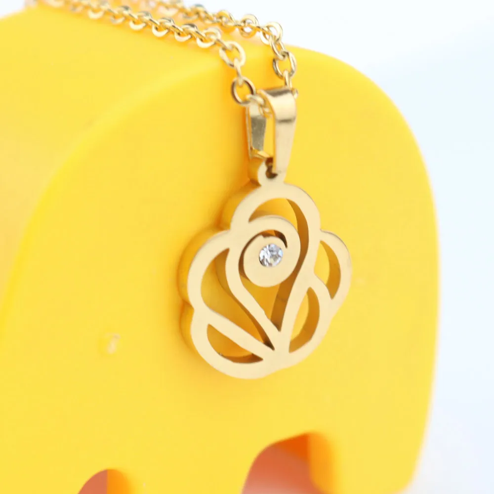 Pendant Necklace and Earrings Jewelry Sets                    PF-T1012DG7