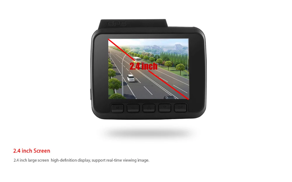 Conkim GS63D DVR 2 камеры s с gps Wifi APP Dash камера Ultra 4K Super HD Автомобильный видеорегистратор