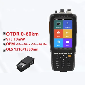 

1310/1550nm 32/30dB SM OTDR with VFL OPM Light Source Fiber Optic OTDR Optical Fiber Tester Optical Time Domain Reflectometer