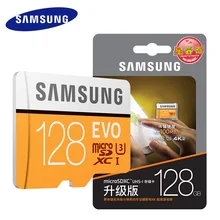 Карта памяти Micro SD SAMSUNG, 16 ГБ, 32 ГБ, 64 ГБ, 128 ГБ, 256 ГБ, MicroSD карты SDHC SDXC Max 95Ms EVO 32 ГБ, 64 ГБ, C10 TF, транс флэш-карта Mikro