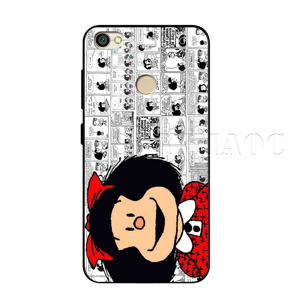 2 YIMAOC Mafalda мягкий чехол из термопластичного полиуретана для Xiaomi Redmi mi Note MAX 3 6 6A 7 mi 6 mi 8 9 se a1 a2 Pro Lite go pocophone f1 - Цвет: 2