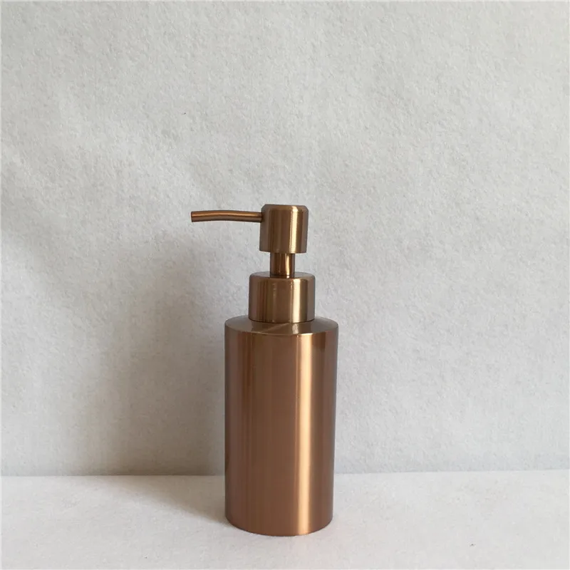 Дозатор для мыла из нержавеющей стали встроенный насос для лосьона розовое золото стоящий для ванной комнаты и кухни жидкое мыло организовать