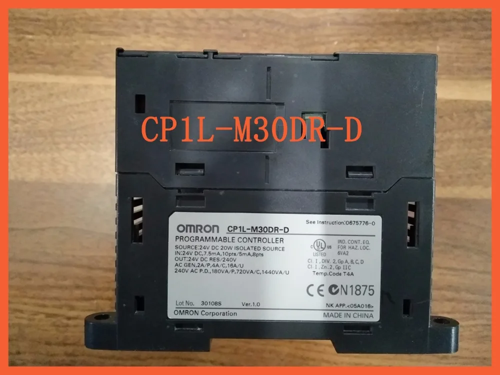 controller PLC CP1L-M30DR-D (CP1LM30DRD) 24Vdc 18 inputs and 12 relay outputs Programmable | Инструменты
