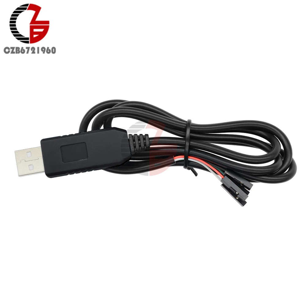 PL2303 PL2303HX USB для UART ttl кабель модуль 4 Pin RS232 конвертер 1 м 1 м 100 см