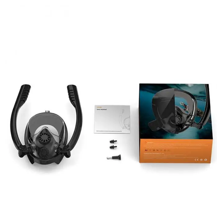 Новая маска для плавания для взрослых, маска для подводного плавания, анти-туман, анти-утечка, прозрачная маска для подводного плавания, BFE88
