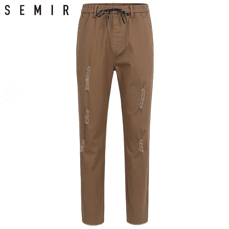 Semir 2018 Весна Новые поступления мужские тонкие отверстия эластичные