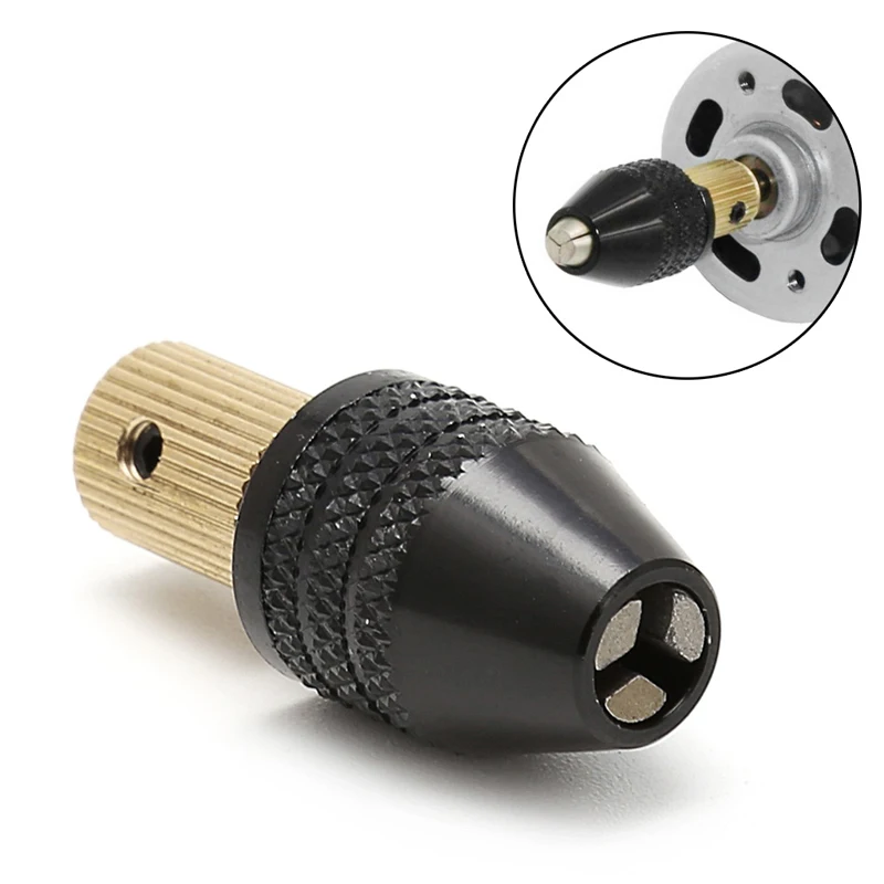 

3.17mm Electric Motor Shaft Mini Chuck Fixture Clamp 0.3mm-3.5mm Drill Bit