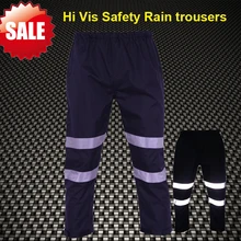 SF жилет Hi vis рабочие Дождевые Штаны для защиты от дождя рабочие штаны