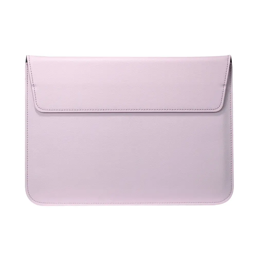 Тонкий кожаный чехол для MacBook 1" 12" 1" 15" Air retina - Цвет: Pink