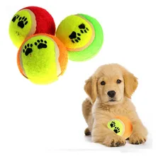 1 piece Tennis Ball Pet Toy Tennis Ball Dog Chew Toy Signature Mega Jumbo Kids Toy Ball Outdoor Supplies