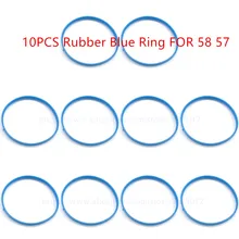 10X Микрофон Решетки резиновое синее кольцо подходит для Shure, Beta57/Beta57A 58A Beta58 Beta87