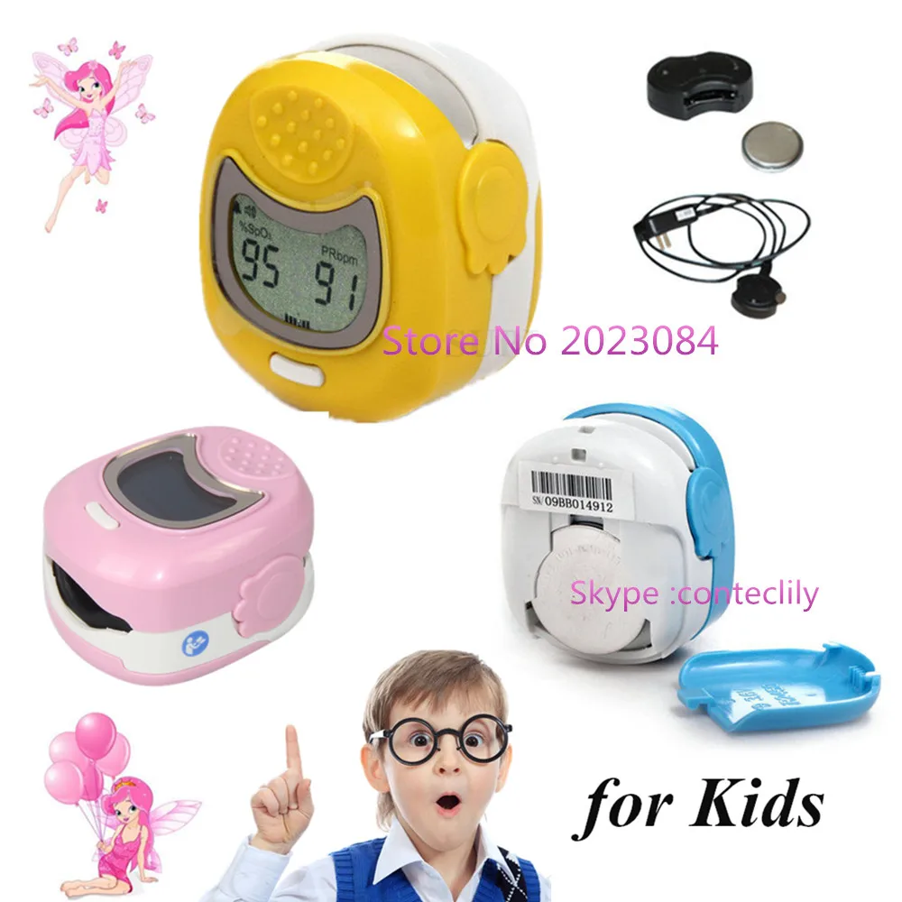 CONTEC Portable Children/Kids/Pediatric Finger Tip Pulse Oximeter CMS50QA Spo2 Monitor Free Shipping |