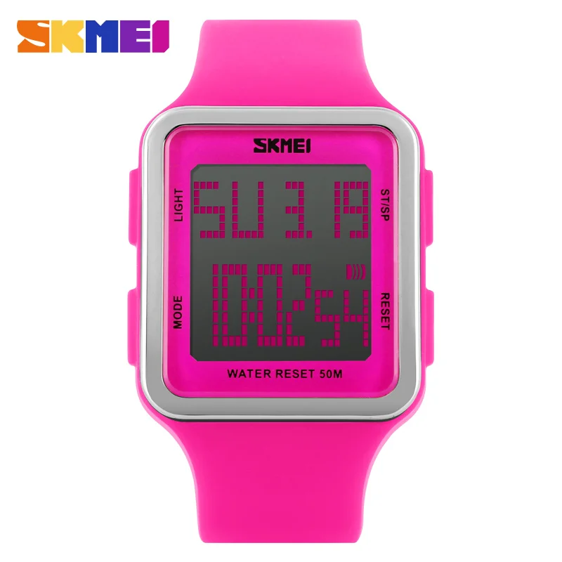 

SKMEI Digital Wristwatches Women Students LED Watch Fashion Casual Outdoor Girls Waterproof Sports Watches Womens Wrist Watch