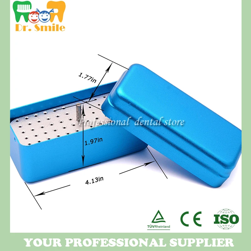 Dental Endo burs Holder Container 72 Hole Diamond Bur and File Ideal for storage of high speed