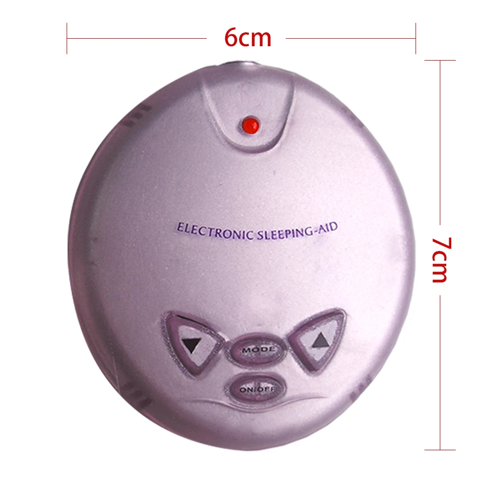 Mini TENS EMS Massage Ear Clip Electrode Sleep Insomnia Acupuncture Therapy Machine Sleep Better and Fight Depression Massager