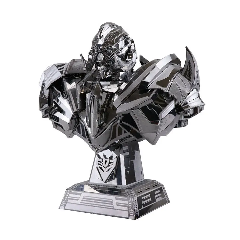 

MU 3D Metal Puzzle TF Megatron Model YM-L033-C DIY 3D Laser Cut Assemble Jigsaw Toys Desktop decoration GIFT For Audit
