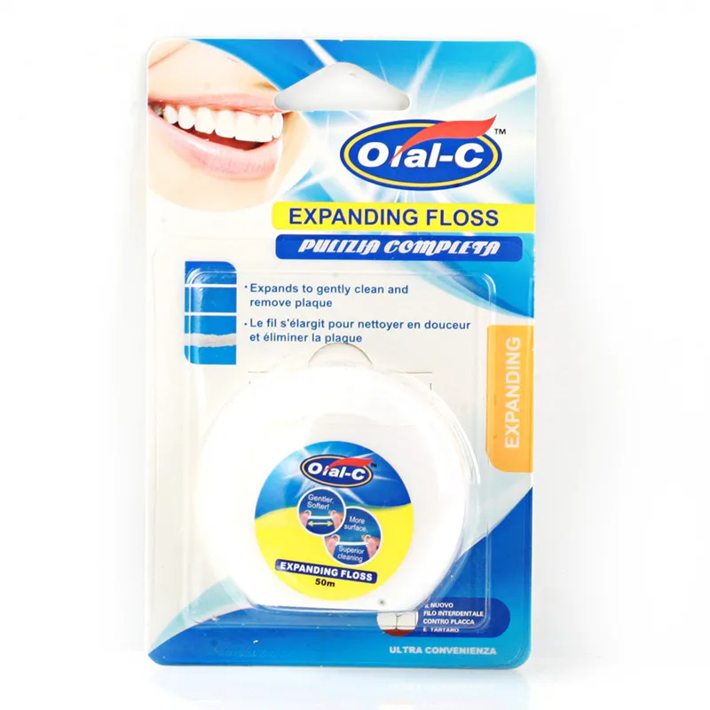 

High Quality Dental Flosser Mint Waxed Flat Thread Expanding Floss Nylon Fine Teeth Clean Orthodontics Dental Floss