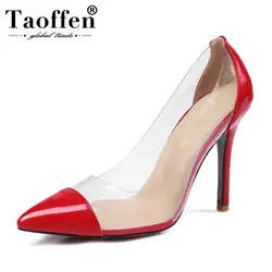 TAOFFEN/Женская обувь; большие размеры 31-47; туфли-лодочки на высоком каблуке; женская обувь; свадебные туфли на высоком каблуке; туфли-лодочки;