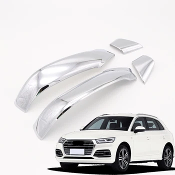 

4pcs ABS Chromed Exterior Rear View Mirror Lower Deflector Cover Trim For Audi Q5 2018