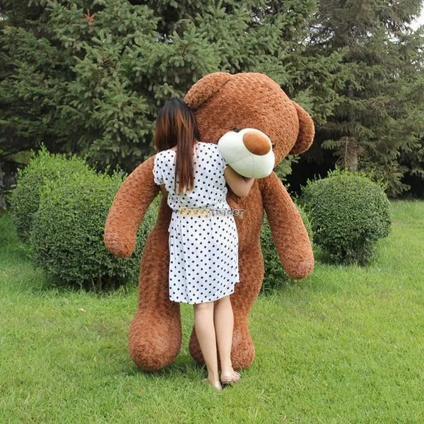 Fancytrader Real Picture! 1 pc Biggest 79`` 200cm Giant Plush Stuffed Teddy Bear, 2 Colors, Free Shipping FT50718 (5)