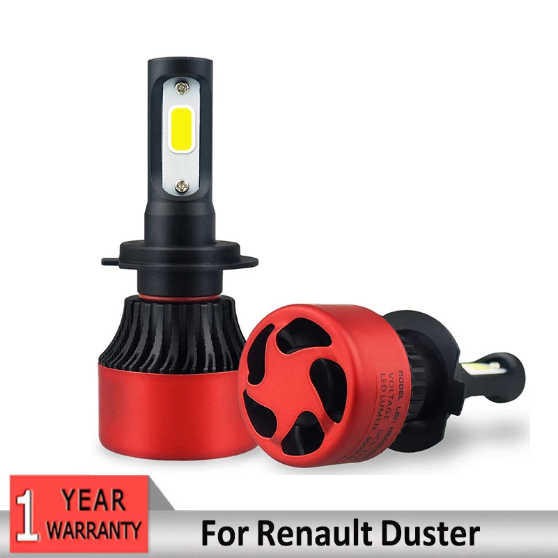 Oxilam 2x H1 H7 H11 Автомобильные светодиодные лампы для передних фар Renault Duster Дальний