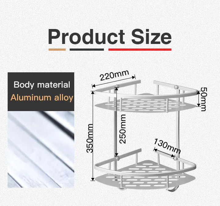 Аксессуары для ванной комнаты, угловая полка для ванной комнаты, крепления для ванной комнаты, алюминиевая стойка для хранения, кухонный штатив, настенная полка