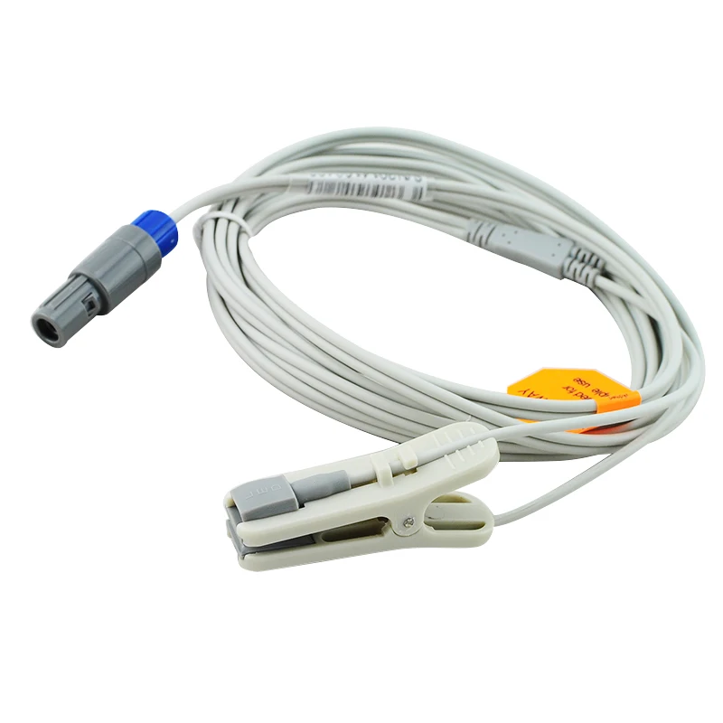 6pins, 3 м/10ft ветеринарный SpO2 Сенсор Совместимость Mindray MEC-2000, PM7000 подходит для животных