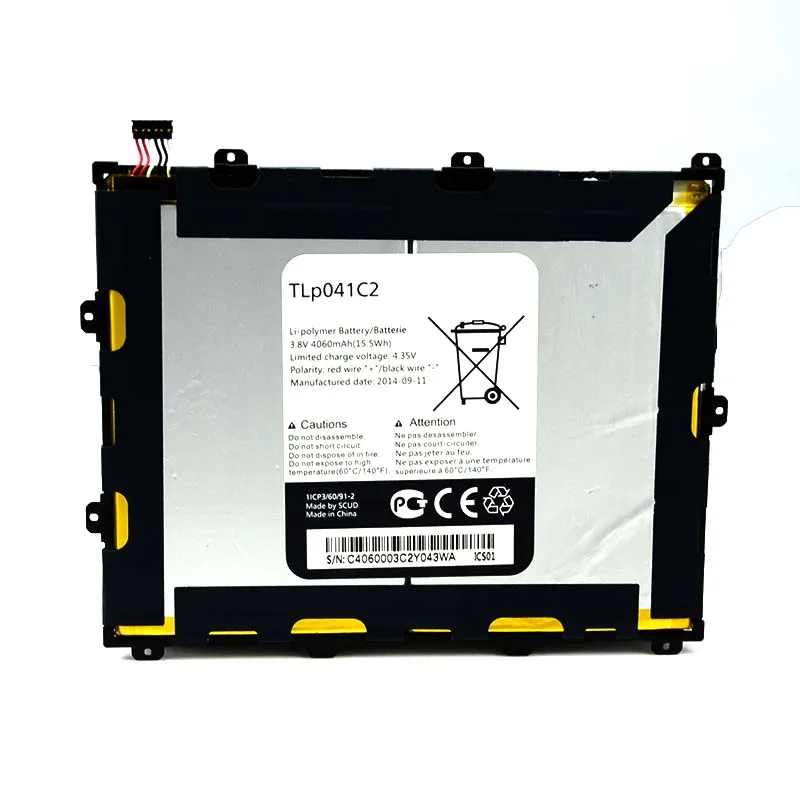 New Tablet PC Battery TLP041C2 4060mAh For Alcatel One Touch POP 8 OT 9020 P320A
