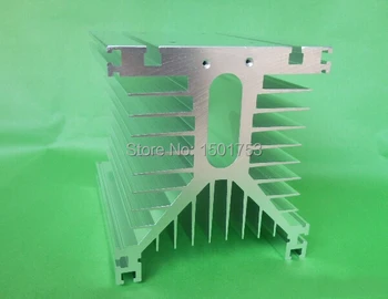 

Y shape 200*125*135mm Aluminum three Phase Solid State Relay SSR Heat Sink for less than 300A