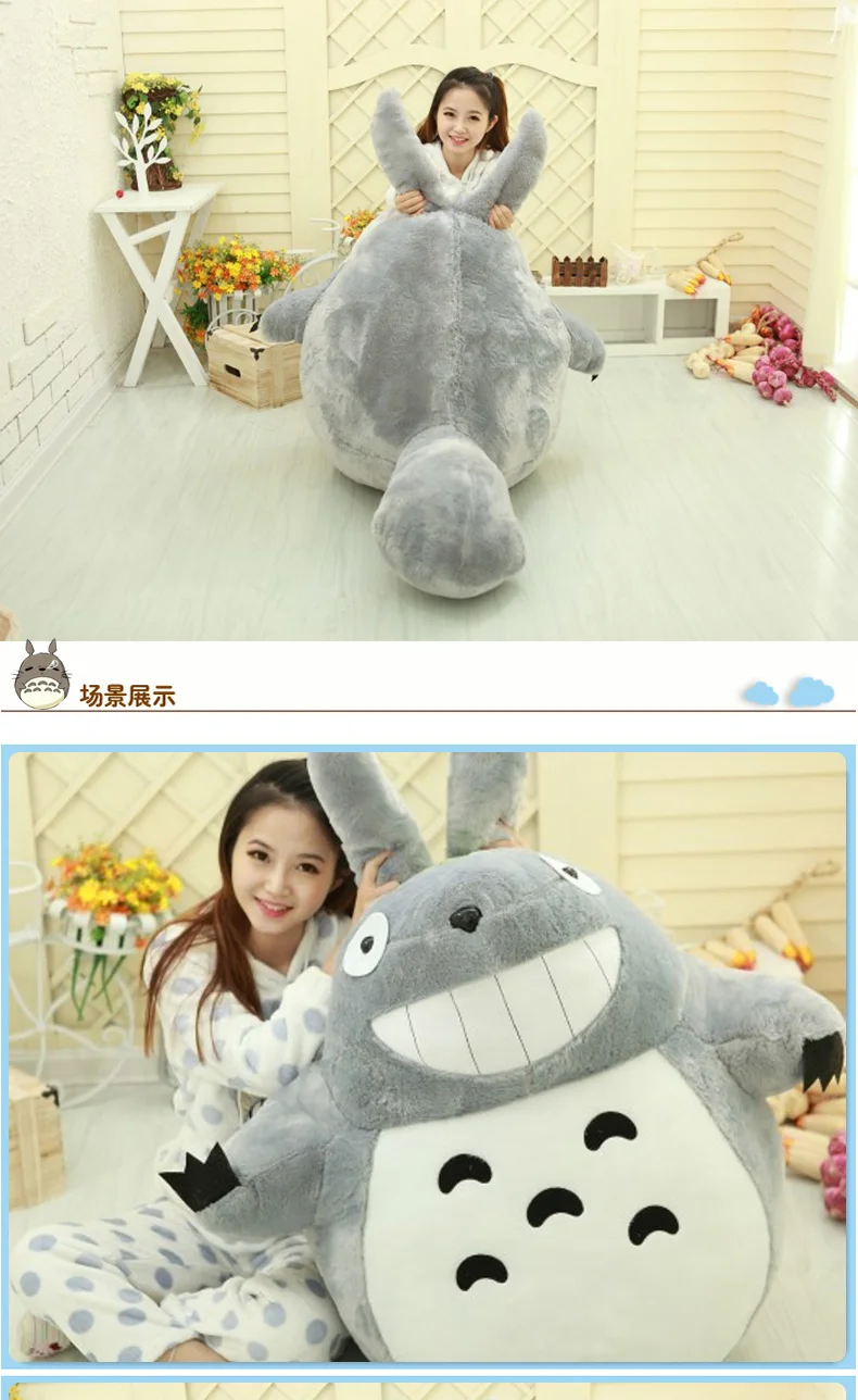 my neighbor totoro plush toy 2019 New kawaii anime totoro toy , stuffed plush totoro doll 20-80cm