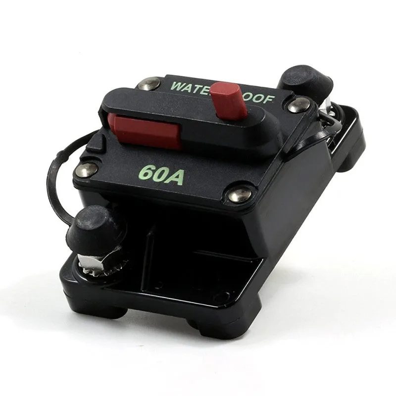 60 Amp Fuse Holder Car Automotive Marine Boat Audio Circuit Breaker