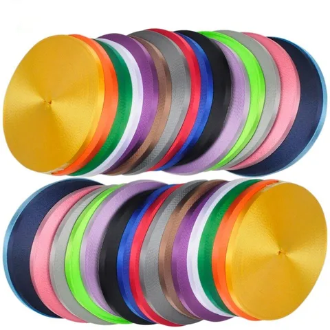 Metros de Tiras de Fita de Viés Webbing de Nylon Pesado e Forte para Bolsas Feitas à Mão Atacado Colorido Zakka Acessórios Cinto 1.5 cm 50