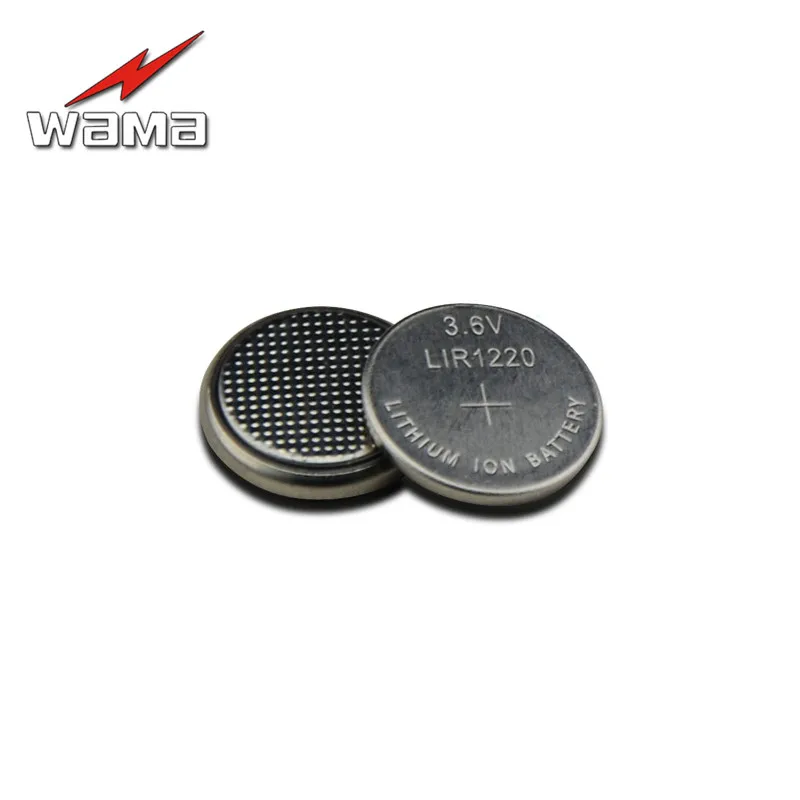 5 шт./лот Wama LIR1220 3 6 В Подлинная перезаряжаемая монетница новая литий ионная