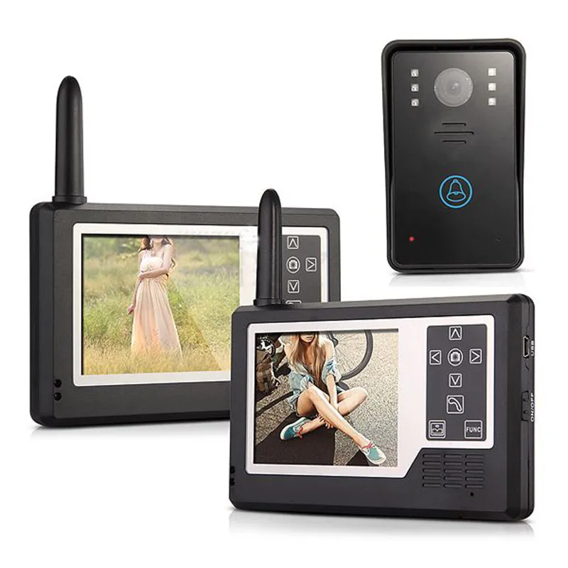 3.5\ TFT Color Display Wireless Video Intercom Doorbell Door Phone Intercom System(1 TO 2) 3.5\ TFT Color Display Wireless Video Intercom Doorbell Door Phone Intercom System(1 TO 2)