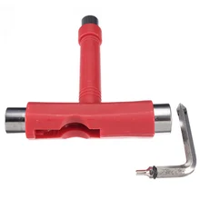 SZ-LGFM-Roller Rollerskate Skateboard Scooter All in 1 T Skate Board ATB Tool + Allen Key red