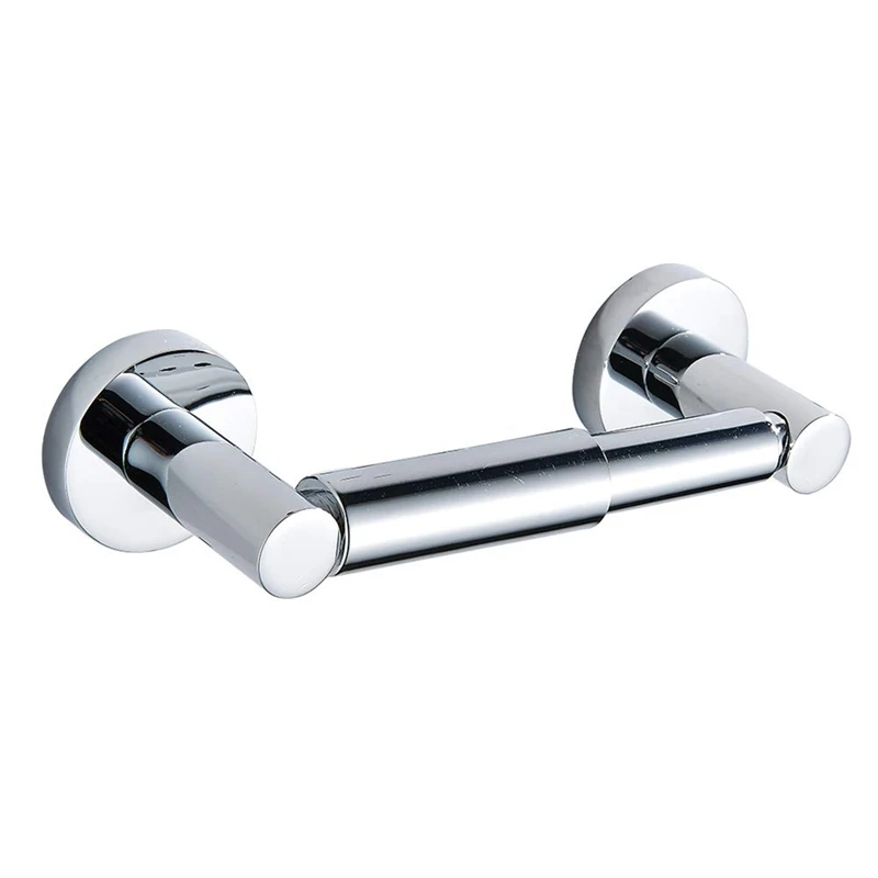 

Round Toilet Paper Roll Holder Storage Bathroom Traditional Pivot Towel Dispenser Tissue Hanger Wall Mount