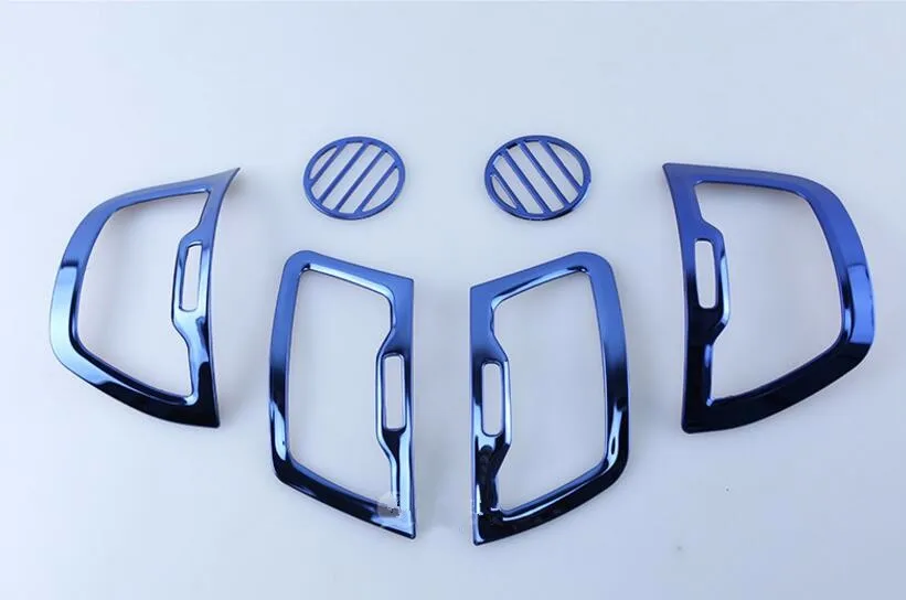 Комплект из 6 предметов, декоративная рамка для салона автомобиля на вентиляционное отверстие, Стильный чехол для автомобиля KIA Sportage R 2011-, автомобильные аксессуары