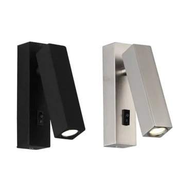 

Modern Aluminum Alloy Wall Light Led Indoor Wall Lamps Led Wall Sconce Lamp for Bedroom Living Room Stair With Switch