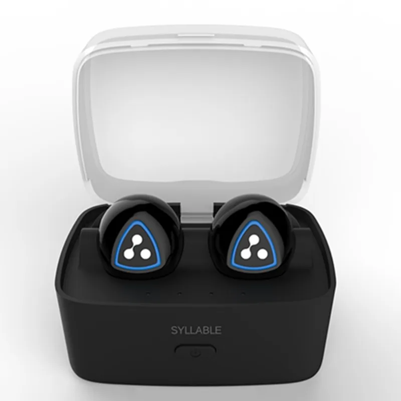 

Syllable D900S Bluetooth Stereo Earphone Wireless Music Headset Handsfree Mini Earbud with Microphone dhl shipping