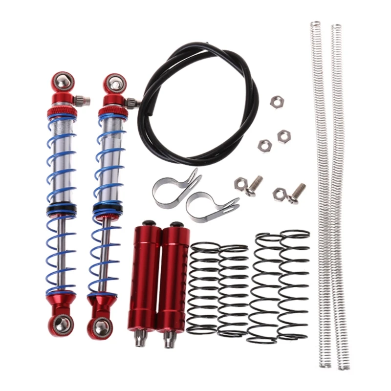 RC 90MM&110MM&110MM Piggyback Hydraulic Shock Absorber Springs Shocks for 1/10 Rock Crawlers Car