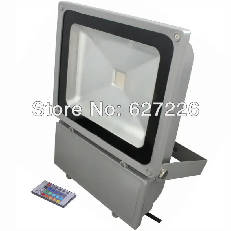 RGB led floodlight 90w rgb led flood light lamp Water-proof IP65 led streep lamp 24key IR controller