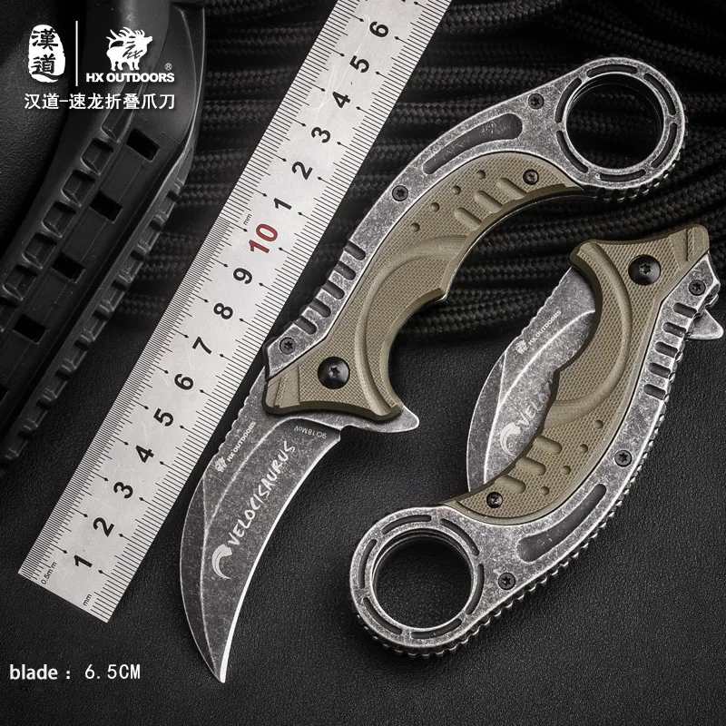 HX складной нож karambit для активного отдыха, охотничьи инструменты cs go, карманный нож, ganzo, тактические ножи для повседневного использования, инструмент для кемпинга