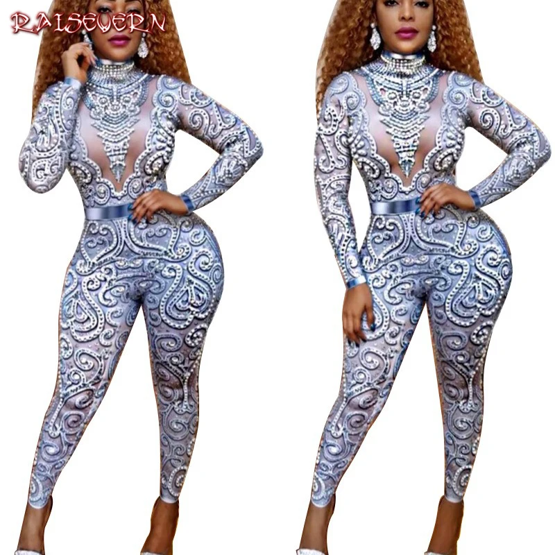sparkly bodycon jumpsuit
