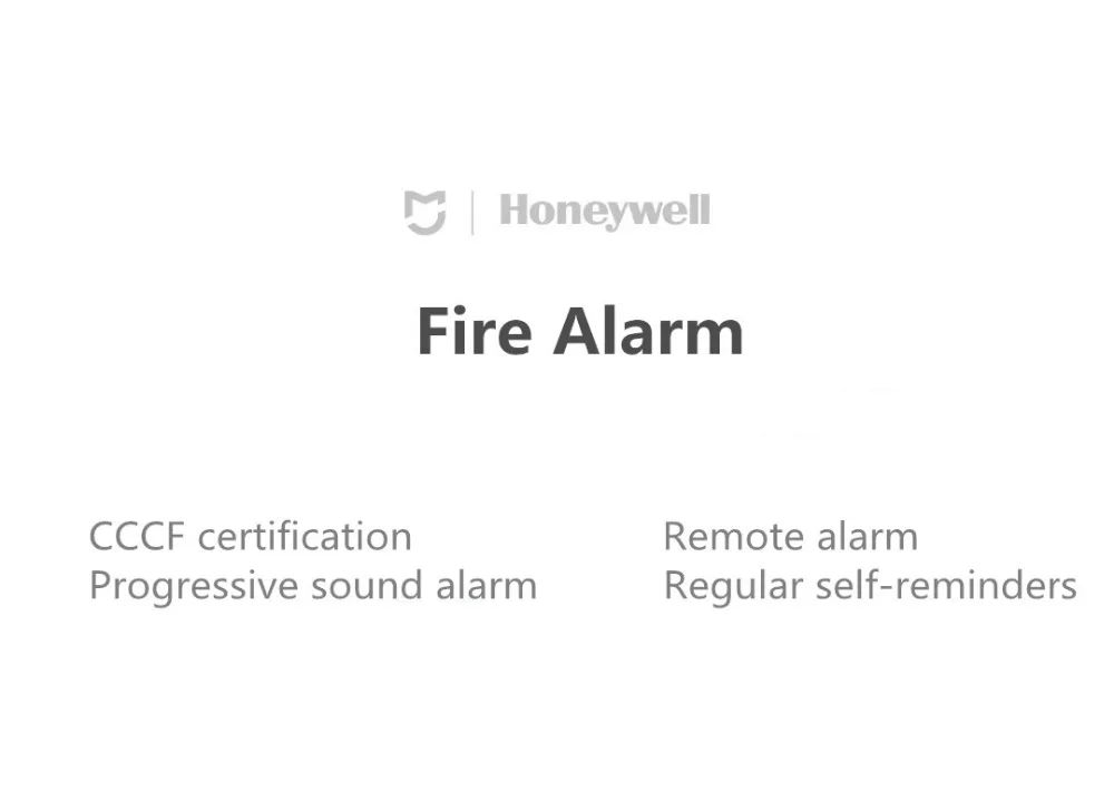 Оригинальный Xiao mi jia Honeywell пожарная сигнализация детектор дистанционного управления звуковая визуальная сигнализация Notication работа с mi Home APP