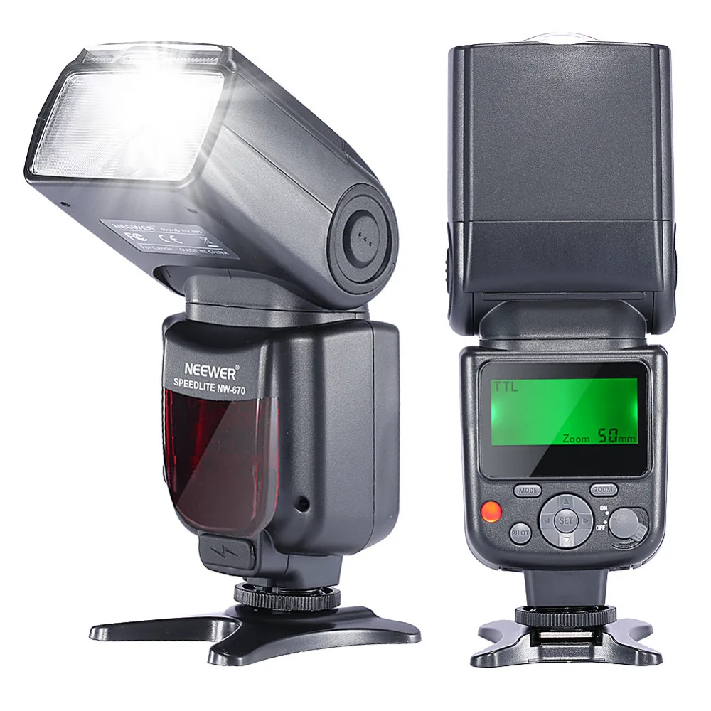 Neewer PRO NW670 E TTL фотовспышка комплект для CANON Rebel T5i T4i T3i T3 EOS 700D 650D 600D DSLR камеры/Canon M