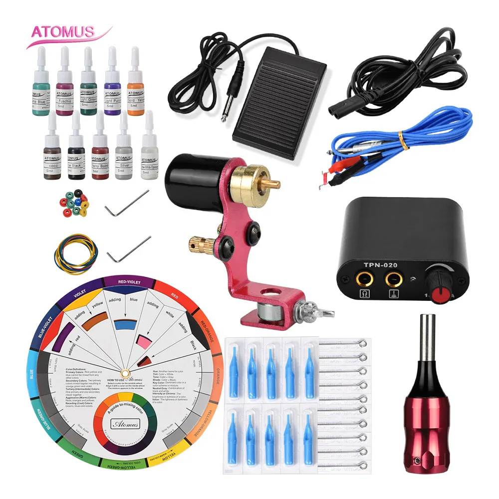 

Rotary Tattoo Machine Tatuaje Fontes Para Tatoo Set Tattoo Kits Machines Rotary Kit Para Tatuar Maquina Rotativa Tatuagem Tools