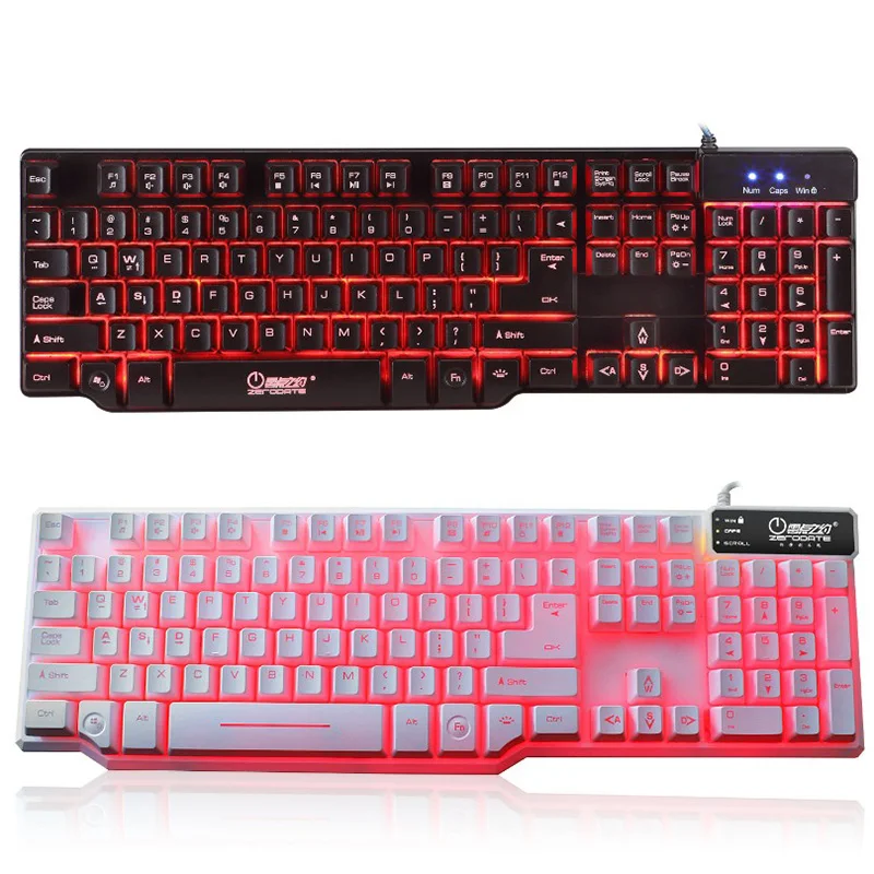 

Keyboard Gamer Rgb 87 Russian CK104 Red Brown 104 Keys English Led Backlight 3 Color Wired Gaming Keyboard F1